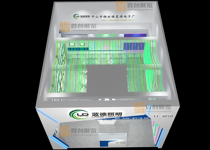 藍(lán)德電子 展臺(tái)設(shè)計(jì)(圖3)
